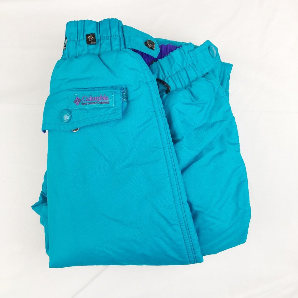 VTG 1991 Youth Medium 8/10 Blue Snow Pants
